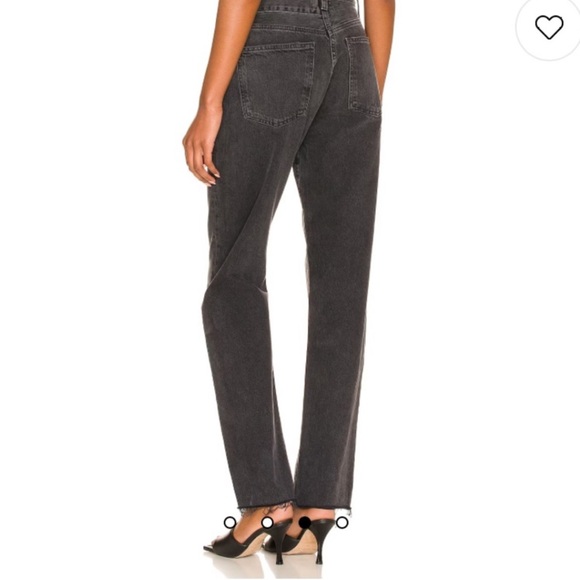 AGOLDE Criss Cross Straight Jeans In Shambles - Picture 7 of 10